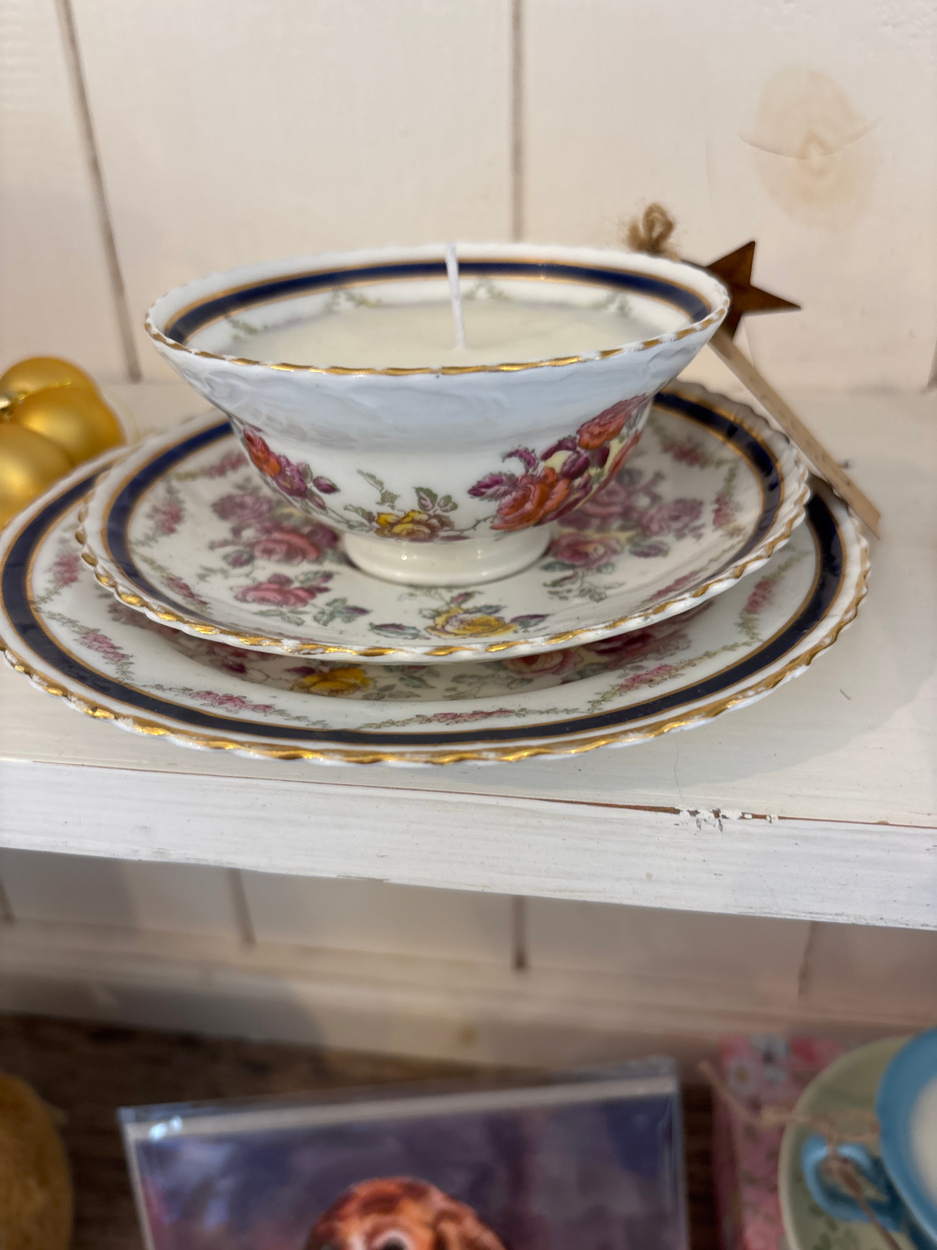 Vintage Candle trio